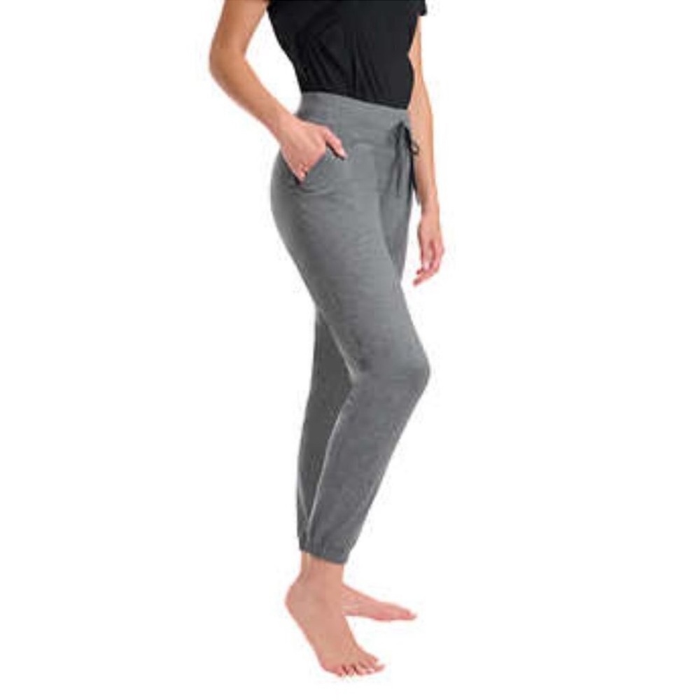 Lolë Studio Lounge Pants Light Grey Drawstring Women's Lolë Size Large